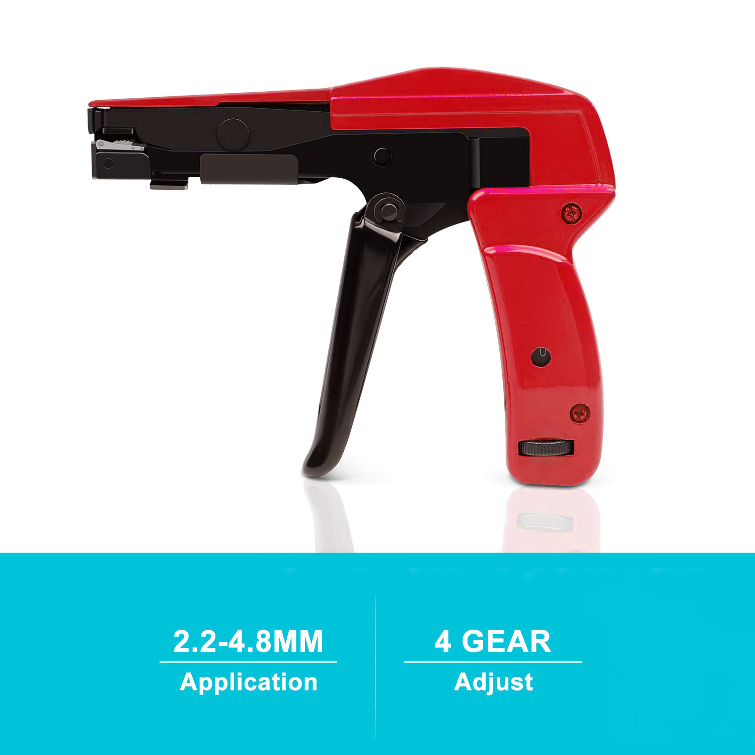 Multipurpose Cable Tie Gun Tightener Durable Plastic Material