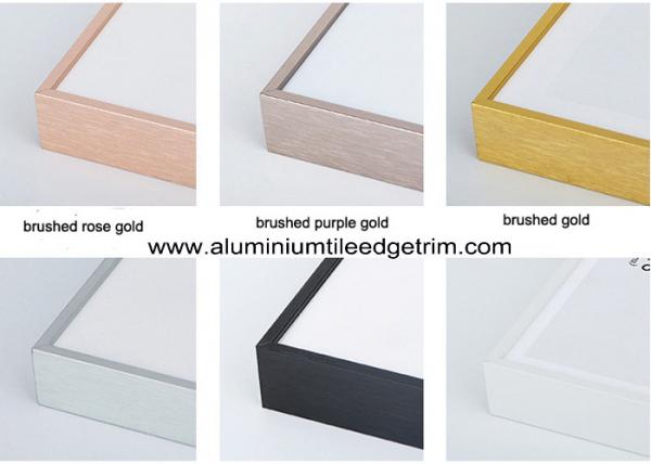 Quality Colored Metal Picture Frame Mouldings In Lengths For Canvas / Oil Painting for sale