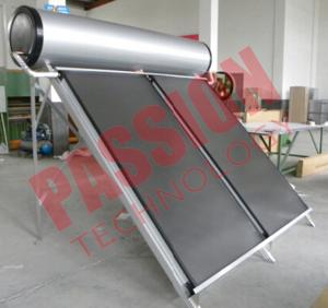  Portable Solar Water Heater 300 Liter , Flat Panel Solar Water Heater System Manufactures