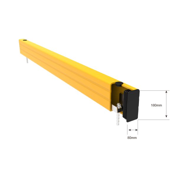 Polymer Ground Safety Barrier Traffic Guardrails