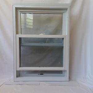 China 105 Series Fixed UPVC Double Hung Window With Tilt Hurricane Impact on sale