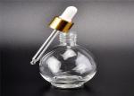 15ml 50ml 60ml 100ml Clear Glass Dropper Bottles For Essential Oil Packaging