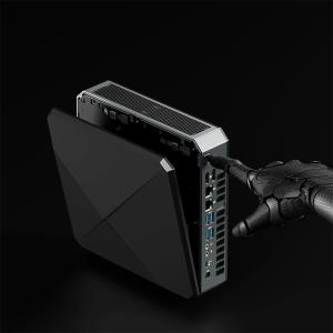 Fanless Ryzen R7 5800H Gaming Mini PC With DDR4 32G 3200MHz And Dual Ethernet