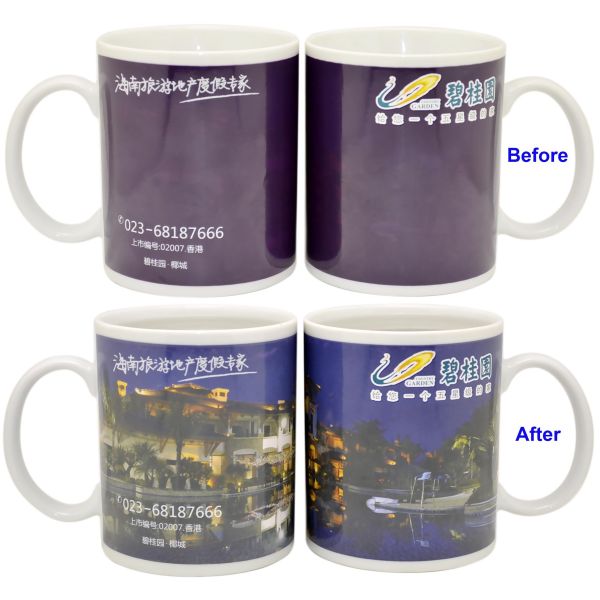 Corporate Gift Personalized Color Changing Cups Eco - Friendly