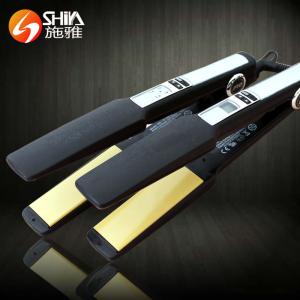  Professional LCD/LED display nano titanium style elements hair straightener flat iron hair styling product Manufactures