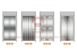  Mirror / Hairline / Etched Elevator Door Plates Panel Elevator Parts for Passenger Lift Manufactures