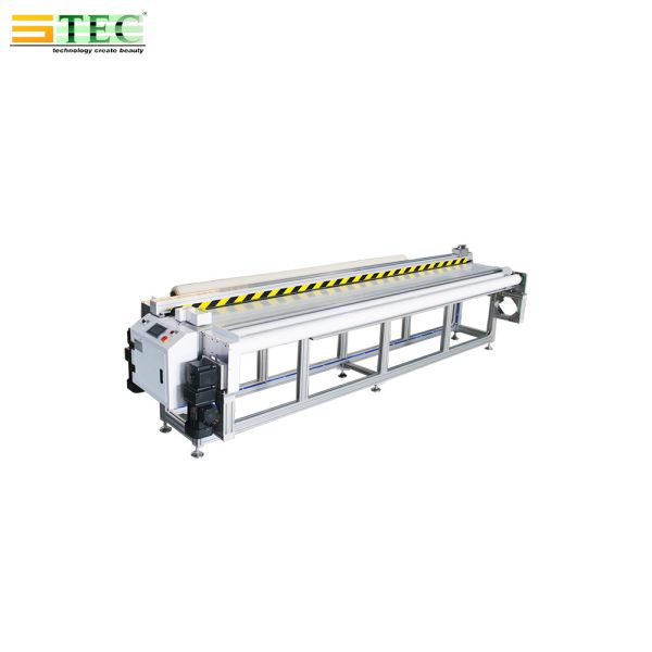 Quality Fully Automatic Feeding Counting And Collecting Roller Blind Fabric With Manual Cutting Function Machine for sale
