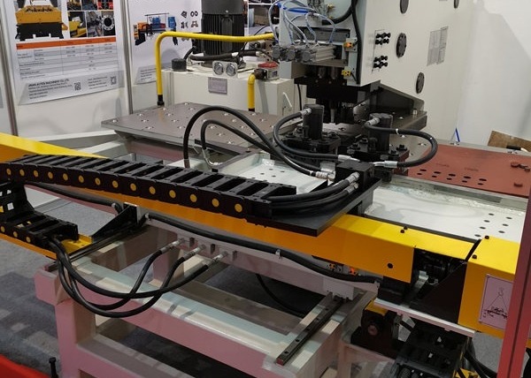 800/1000KN Marking Force Plate Drilling Punching Machine 50mm Drilling Diameter