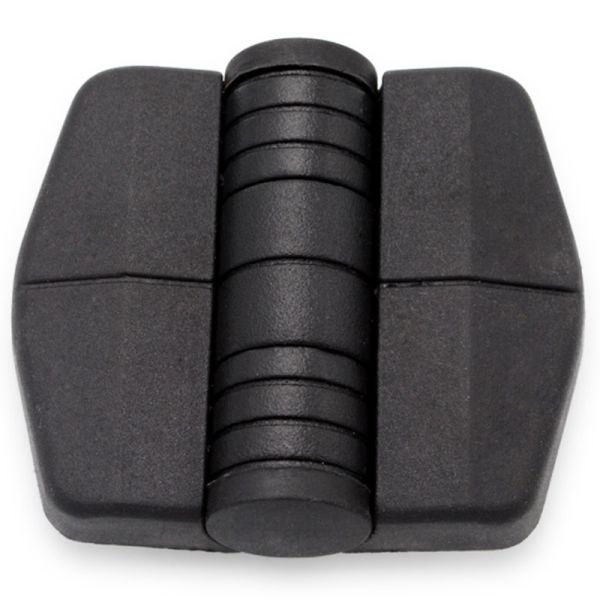 Plastic Butterfly Door Hinges Black Rotate 90 Degrees
