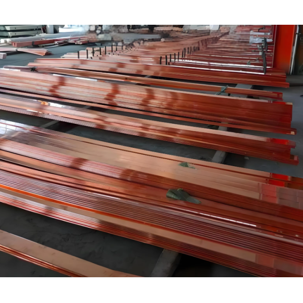 Premium High Purity Copper Busbar with Custom Dimensions for High Electrical Conductivity in Arc Furnaces