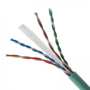  Network Data Supply 4 Pair 23awg CAT6 UTP Lan Cable Color coded PE Insulation Manufactures