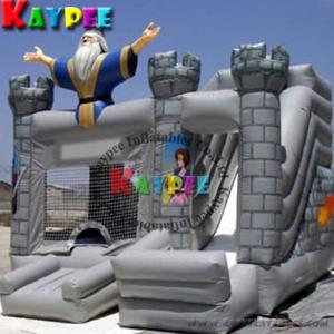China Wizard castle Combo ,inflatable bouncer with slide,inflatable combo game KCB019 on sale