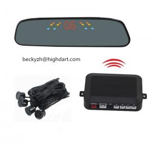  LED Wireless Car Parking Sensor assistance With Rear View Mirror Reverse Radar parking guide sensor data visitable Manufactures