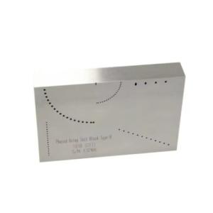 Precision NDT Ultrasonic Calibration Block ASTM E2491 Standard Phased Array Type