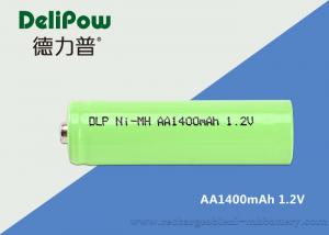 China LED AA NIMH Rechargeable Battery 1400mAh With 3 Years Cycle Life on sale