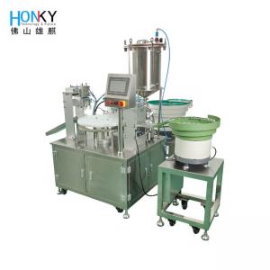  AC220V Automatic Filling And Capping Machine For Massage Cream Manufactures