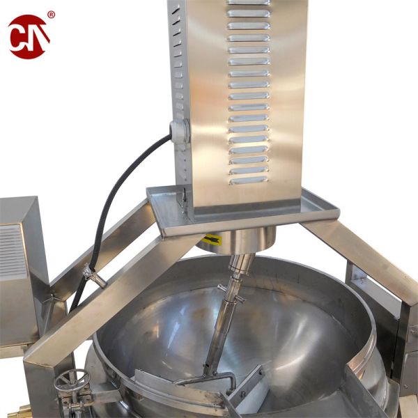 Overseas Installation Semi Automatic Stirring Pot/Planetary Cooking Kettle with Mixer