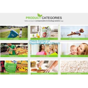 Factory directly sell biodegradable compostable refuse sack with EN13432 / BPI