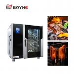 Electric 6 Trays Steam Combi Oven With Injection 380v Stainless Steel for saving