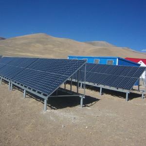  Hot Dip Galvanized Ground Solar Mounting Bracket High Power Output Manufactures
