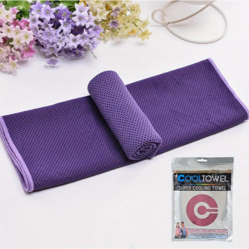  Microfiber Cooling Towel with Refreshing Design Custom By Pantone Number and Reinforced Stitching for Durability Manufactures
