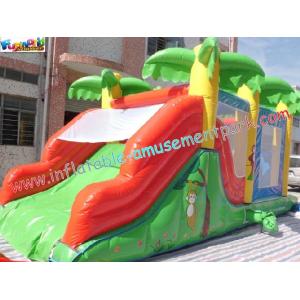Custom Large Inflatable Bouncer Slide PVC Tarpaulin With 6Lx4Wx4H Meter