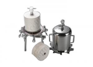  SS304 Lenticular filter housing for juice concentration wine enzyme solutions Manufactures