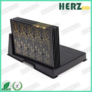 L Shaped ESD PCB Racks Depth 3.2 mm PP Material With Conductive Fiber