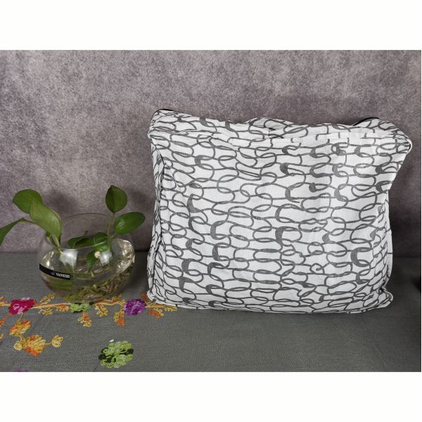 Versatile Custom Gray Storage Bag for Electronic Devices Lightweight and Waterproof