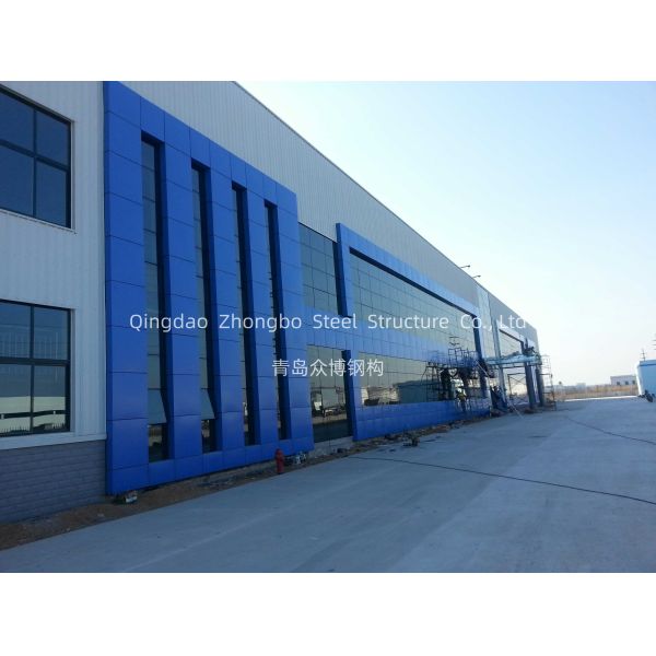 Pre Engineered Industrial Building ISO9001 Prefab Modular Construction