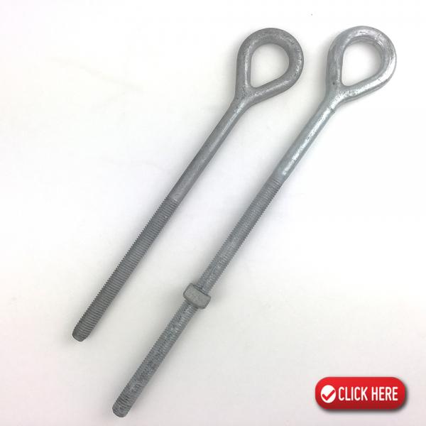 Forged Steel Galvanized Guy Wire Anchor