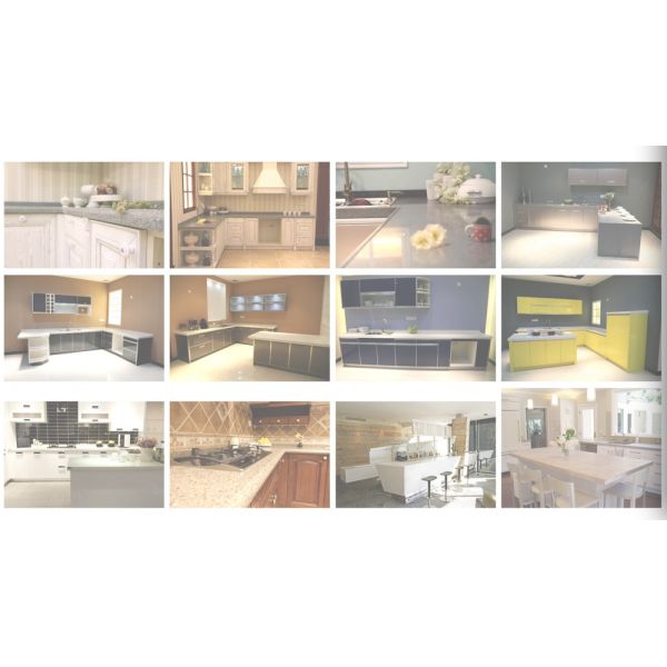 US Standard Solid Kitchen Countertops , Kitchen Custom Quartz Countertops