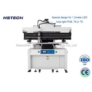 1.2M LED Tube PCB Solder Paste Machine with Manual Loading and Automated Printing